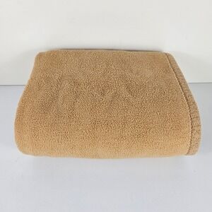 Peacock Alley 100% Egyptian Cotton All Seasons Throw Blanket Camel 51" x 71"